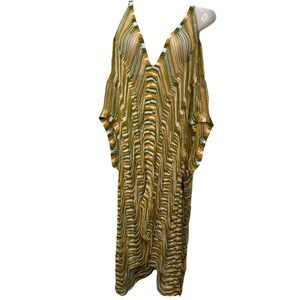 Fashion Nova Swim Crochet Beach‎ Wear Cover Up Size XL Yellow | Green| White